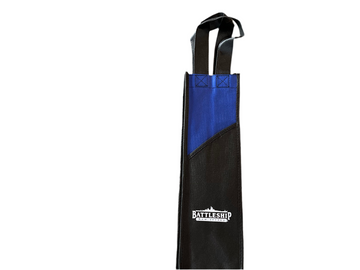 Battleship Logo Wine Bag Blue