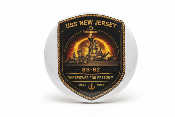 USS New Jersey BB-62 “Firepower for Freedom” Magnet & Bottle Opener