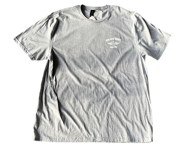 USS New Jersey (SSN796) Back Graphic T-Shirt (Grey) - 0