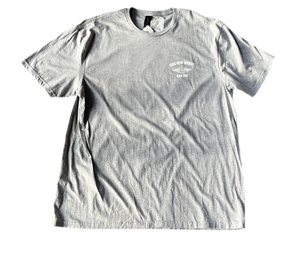 USS New Jersey (SSN796) Back Graphic T-Shirt (Grey)