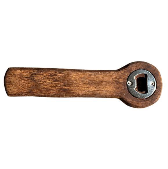 Battleship New Jersey BB-62 Modern Teak Paddle Style Bottle Opener