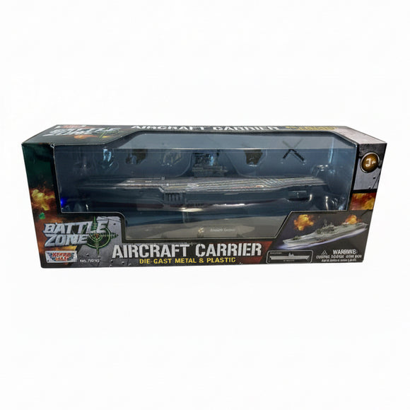 Battle Zone Die Cast Metal & Plastic Aircraft Carrier