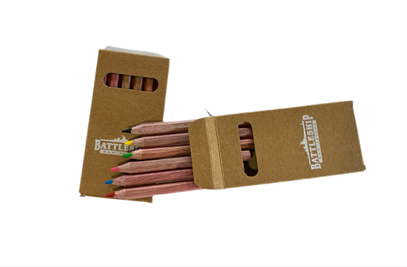 Battleship New Jersey Coloring Pencils