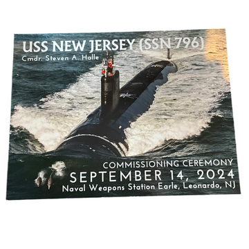 SSN 796 Commissioning Ceremony Post Card