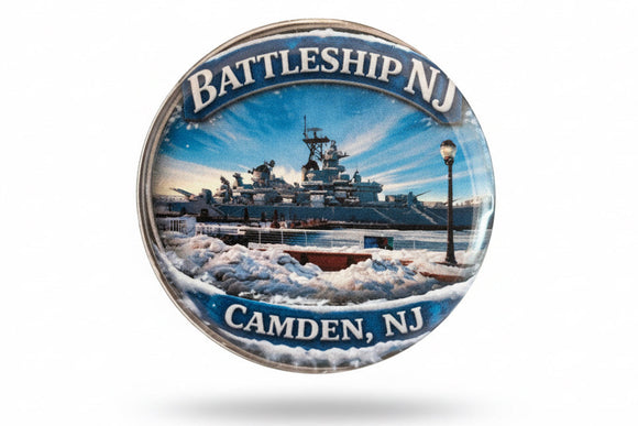 Battleship NJ Camden, NJ Magnet & Bottle Opener – Snow Dock