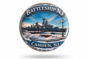 Battleship NJ Camden, NJ Magnet & Bottle Opener – Snow Dock-1