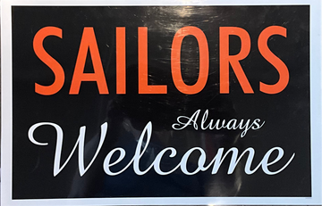 Sailors Always Welcome Poster
