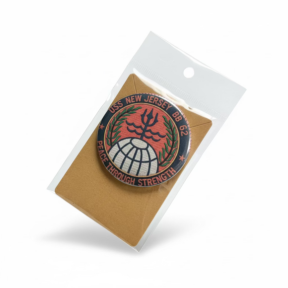 USS New Jersey 2nd Commission Pin