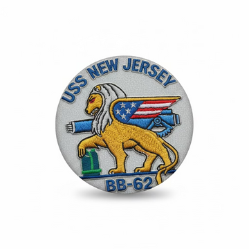 USS New Jersey 1st Commission Pin