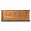 USS New Jersey BB-62 Handmade Teak Battleship Puzzle-2