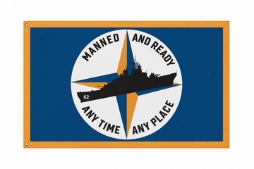 ”Manned and Ready” Flag – Standby to Stand Proud