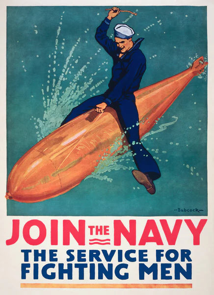 Join The Navy Poster