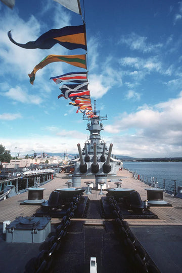 Flown Signal Flag – Battleship New Jersey (BB-62) - 0