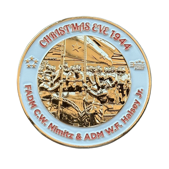 Limited Edition BattleshipNJ XMas Eve 1944 Commemorative Coin