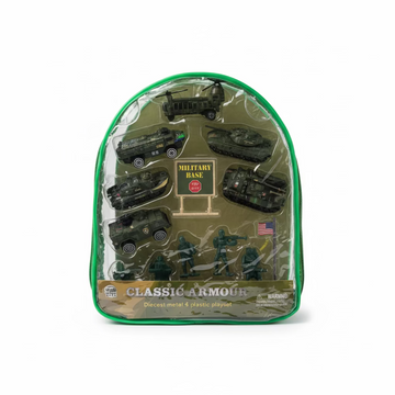 Classic Armour Military Base Backpack Playset