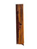 5 1/2 x 9 USS New Jersey BB-62 Authentic Teak Flag Display Case – Flown American Flag Display with 4 Commission Etching-4