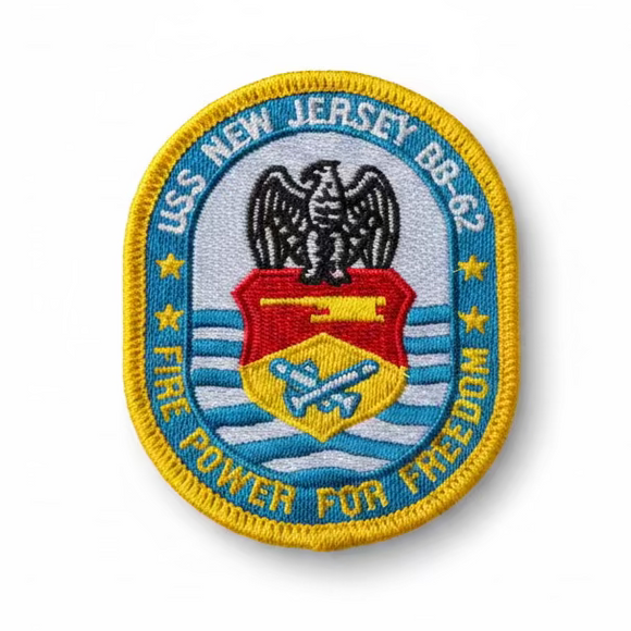 USS New Jersey BB-62 4th Commissioning Patch