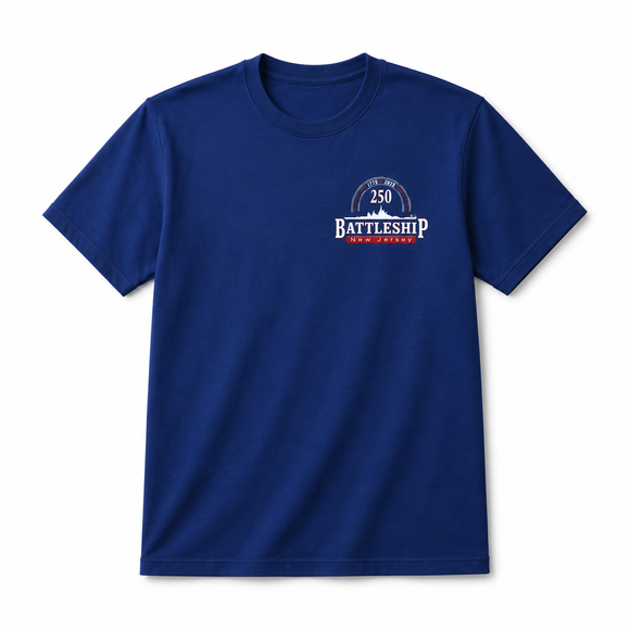 Kids Battleship New Jersey 250 Unisex T-Shirt (Royal Blue)