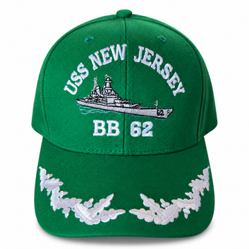 USS New Jersey “Sunday Watch” Kelly Green Baseball Captain's Cap