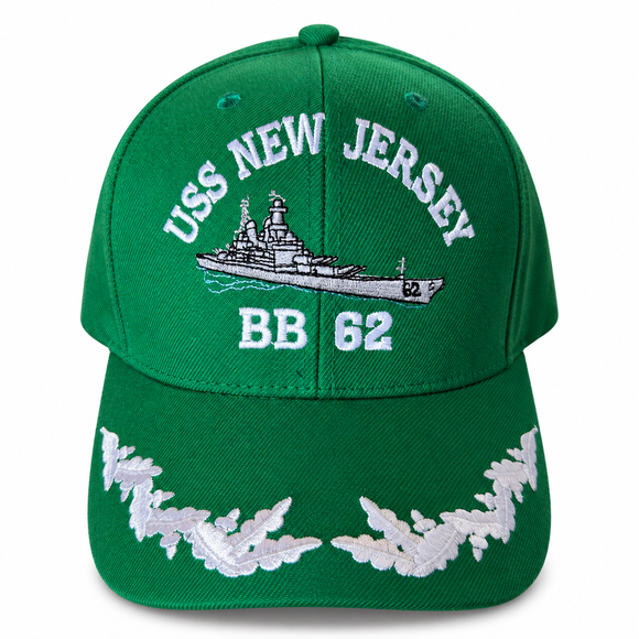 USS New Jersey “Sunday Watch” Kelly Green Baseball Captain's Cap