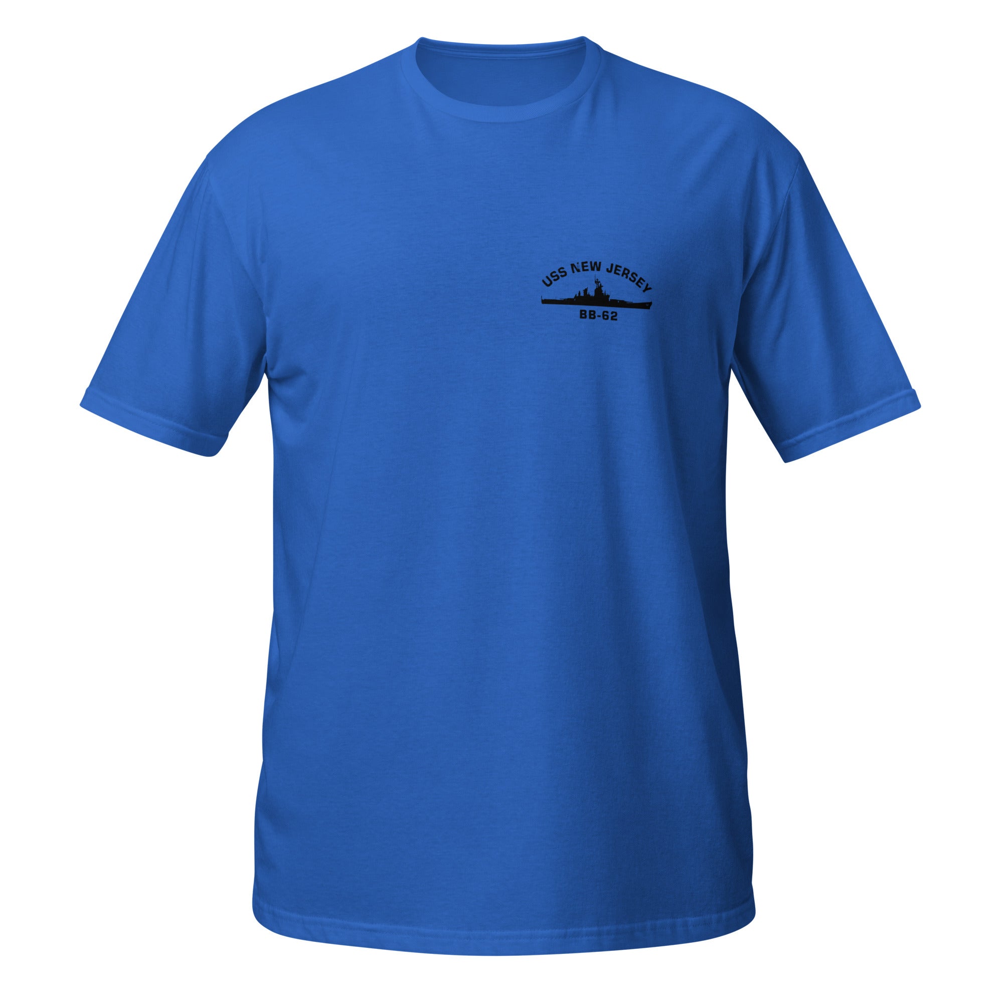 Battleship New Jersey Crest T-Shirt (Royal Blue) - 0
