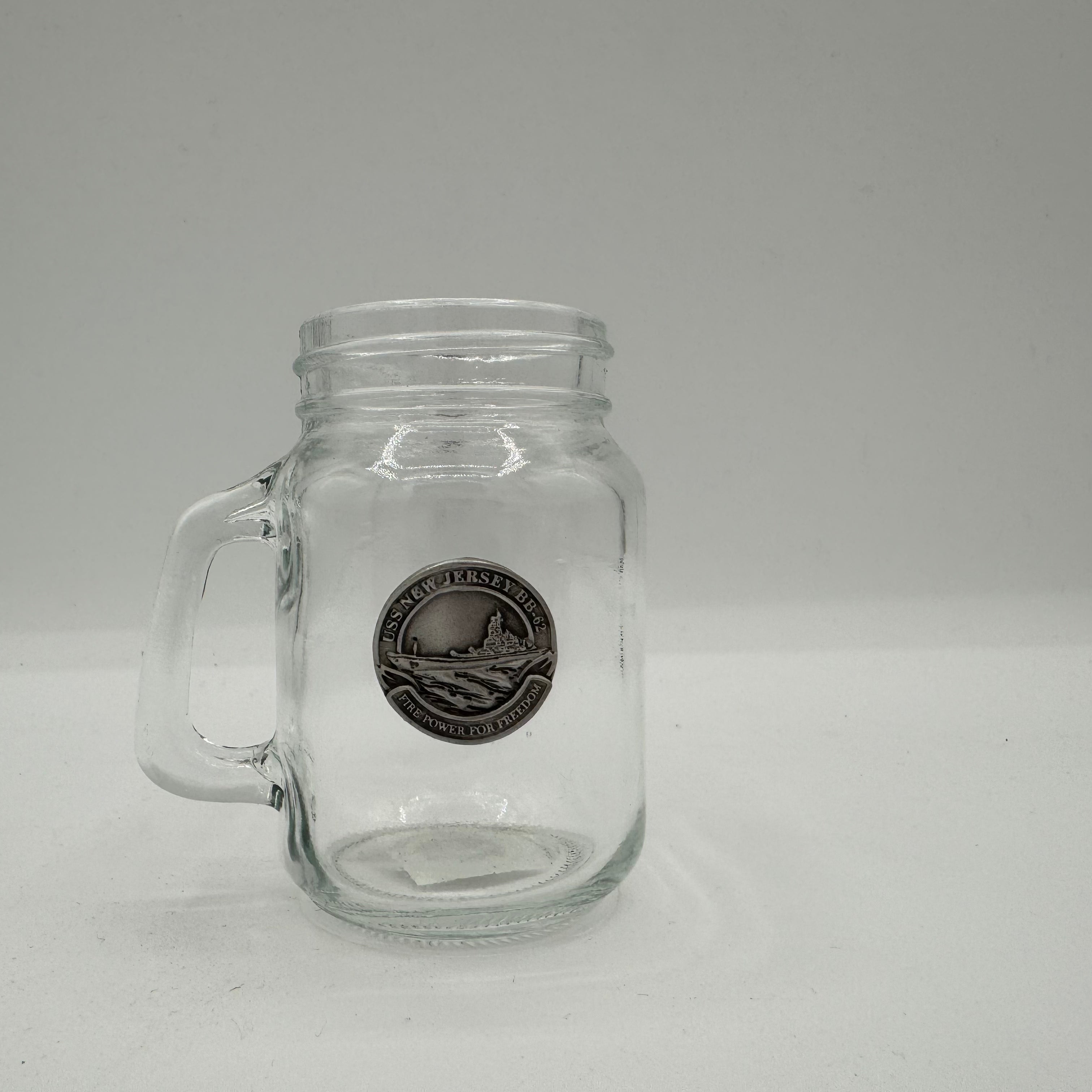 BB-62 Pewter Mason Jar Shot Glass