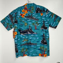 Men's Battleship Hawaiian Shirt (Blue)-2