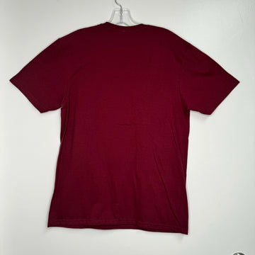 Battleship Logo T-Shirt (Maroon w/ Blue Letters) - 0