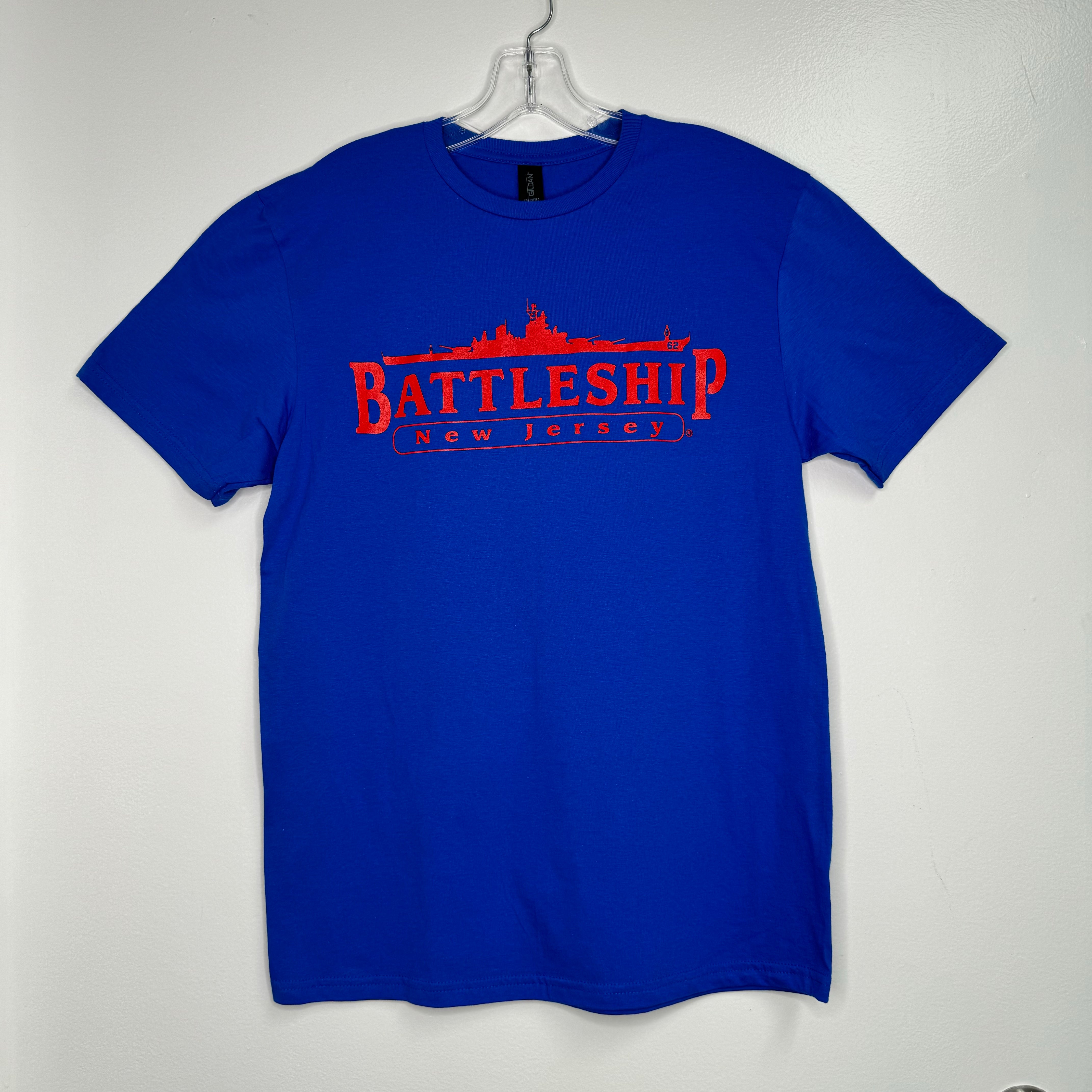 Buy blue-w-red-logo Adult Logo T-shirt