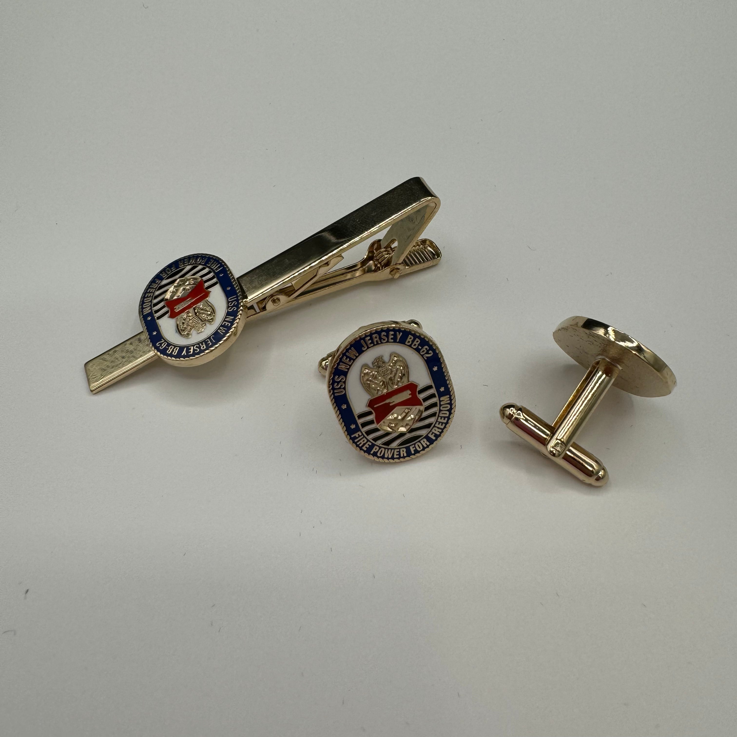 Tie Bar and Cufflink Set