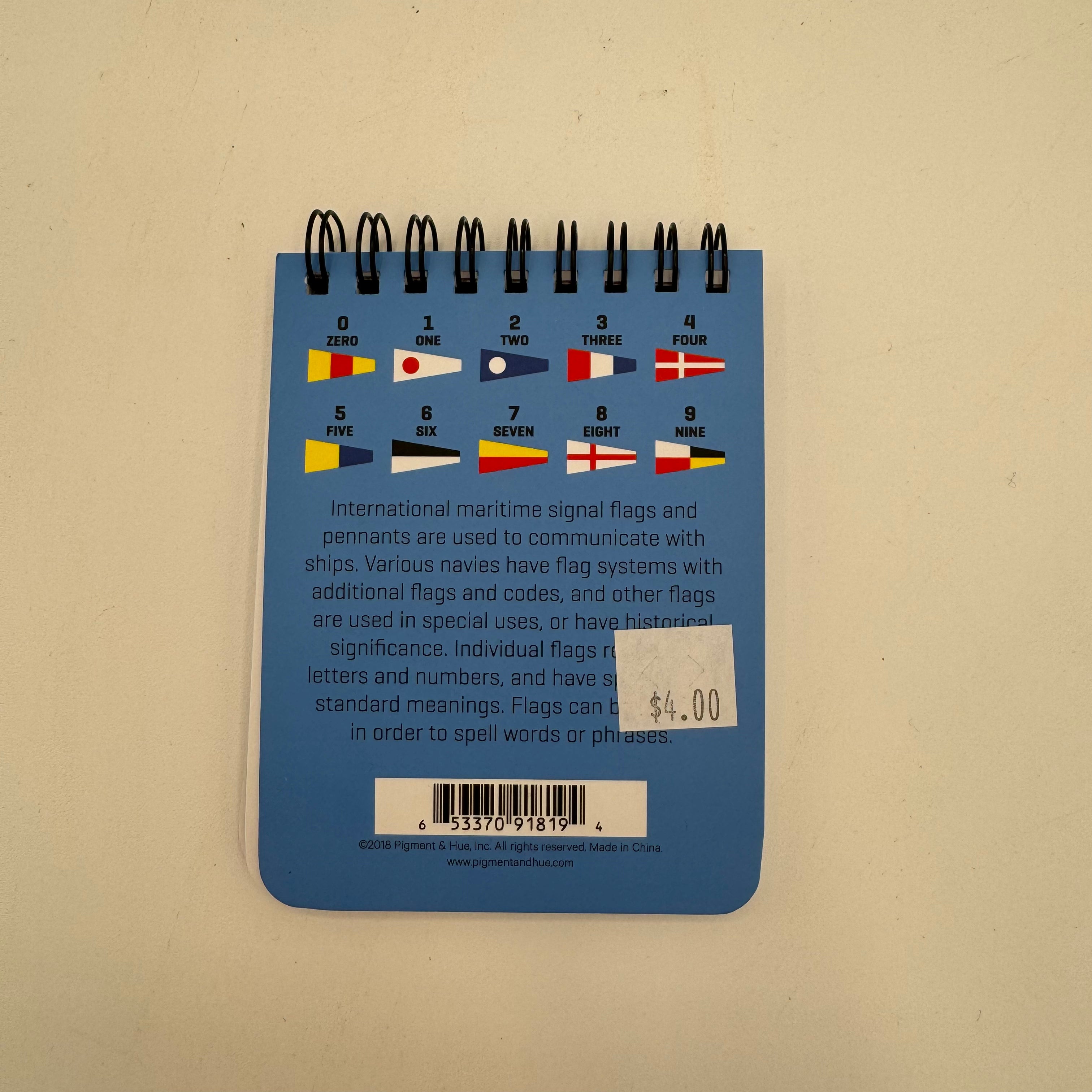 Signal Flags Note pad - 0