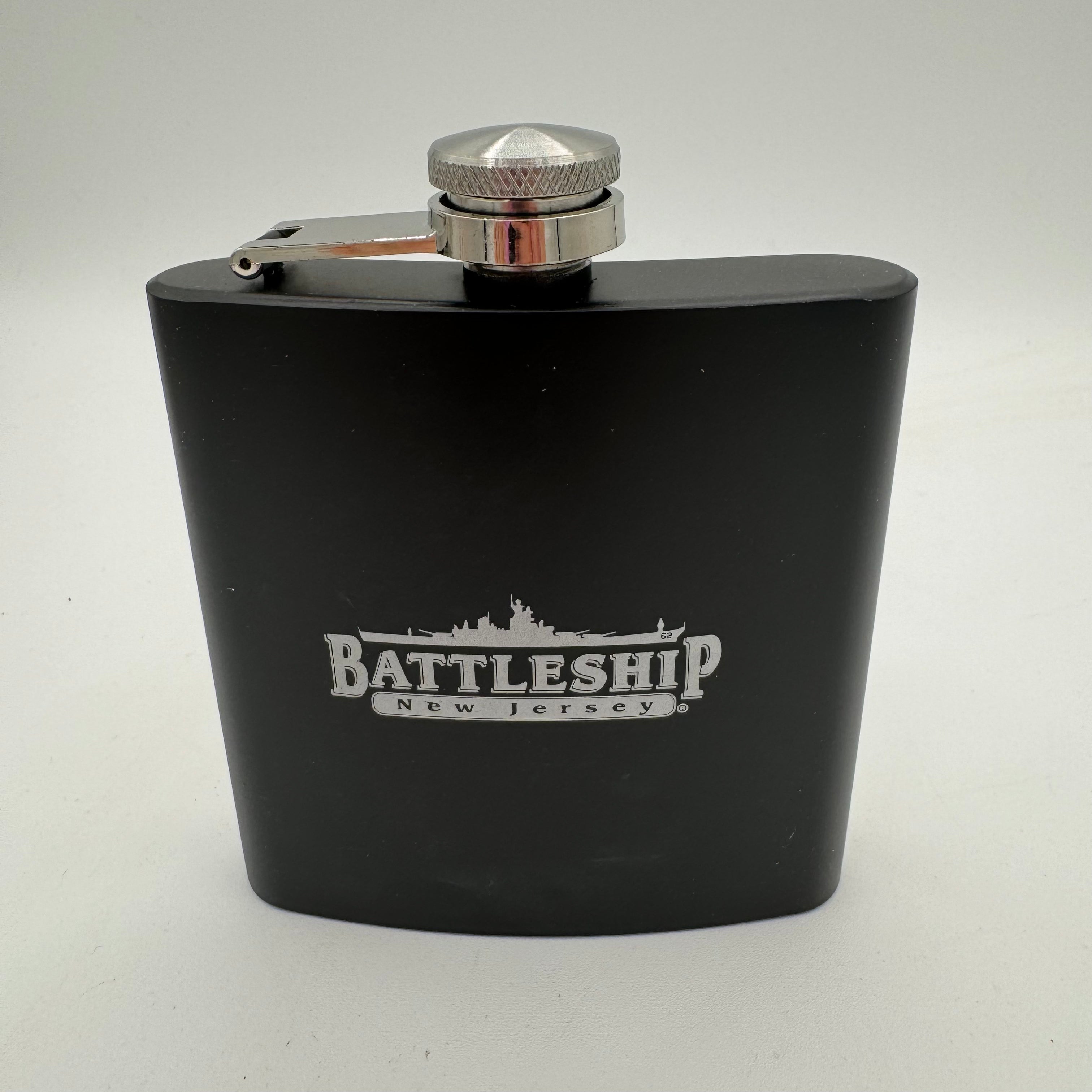 Battleship Logo Flask