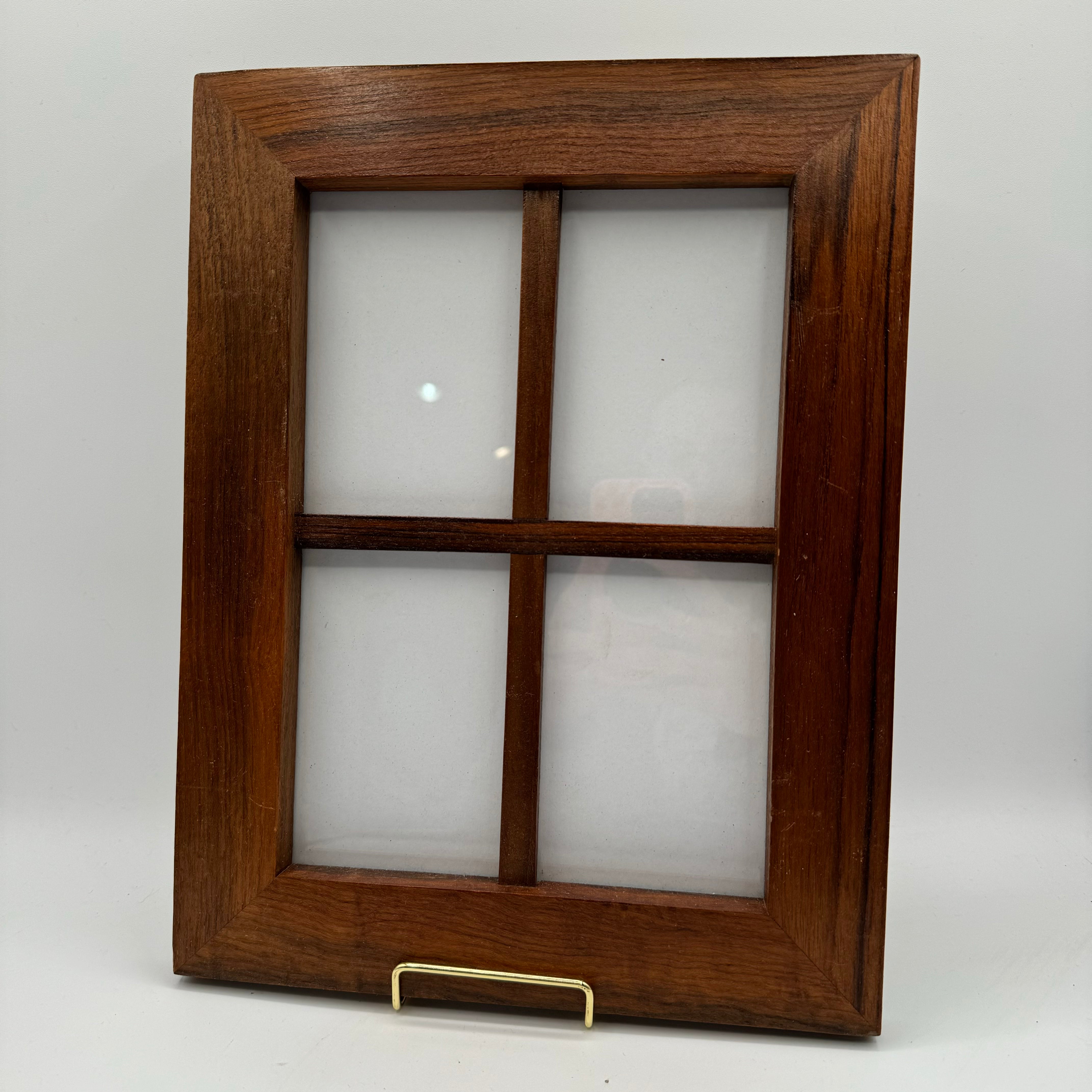 Teak Picture Frame 3X5 Quad