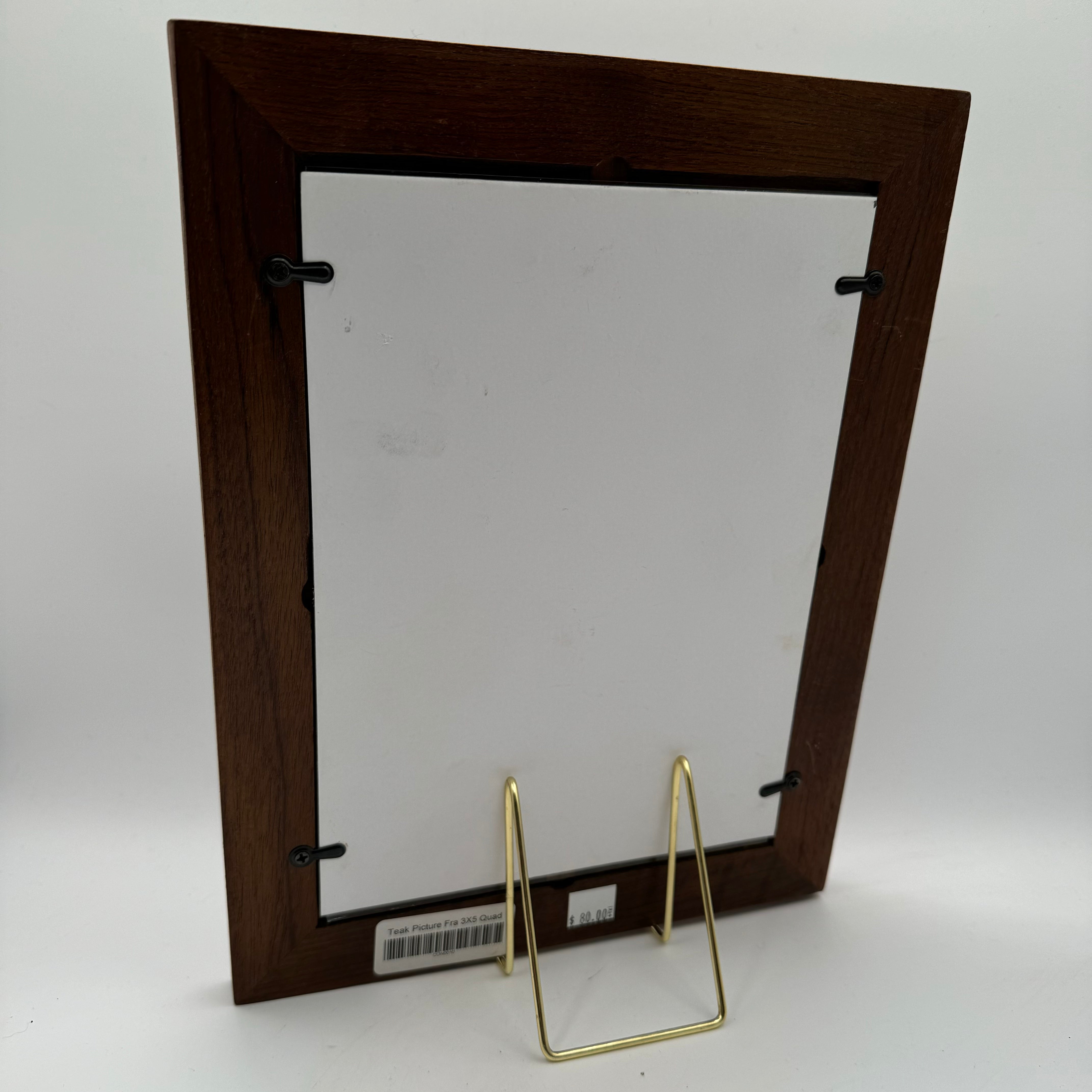 Teak Picture Frame 3X5 Quad