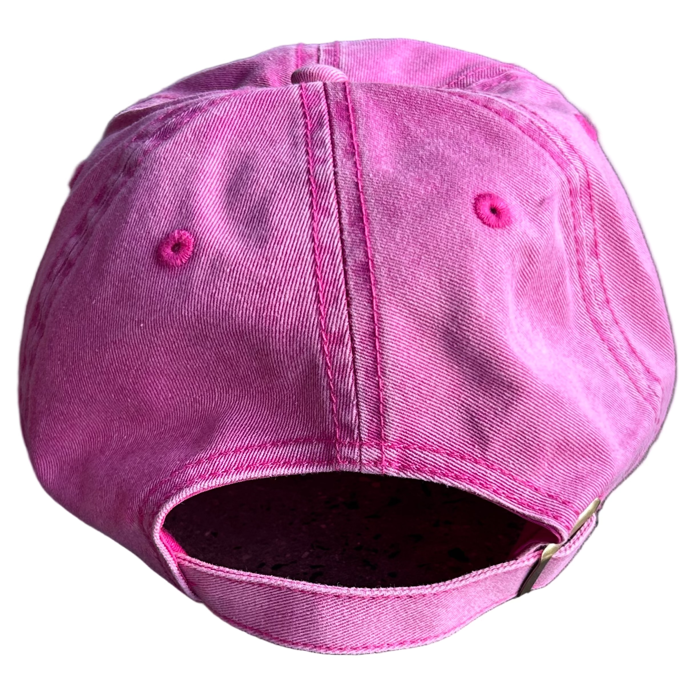 USS New Jersey BB-62 – Pink Denim Dad Cap - 0