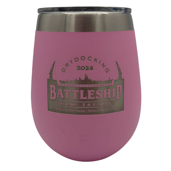 Battleship Dry Dock 2024 YETI® Rambler 10oz Wine Tumbler