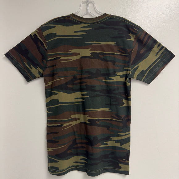 Battleship Dry Dock Logo T-Shirt (Green Camouflage)