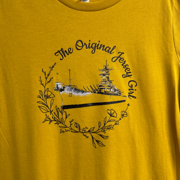 Battleship The Original Jersey Girl (Yellow Graphic T-Shirt)