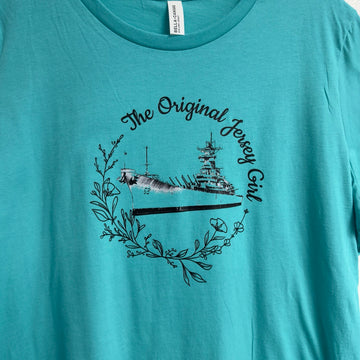 Jersey Girl with our Original Jersey Girl T-Shirt - 0