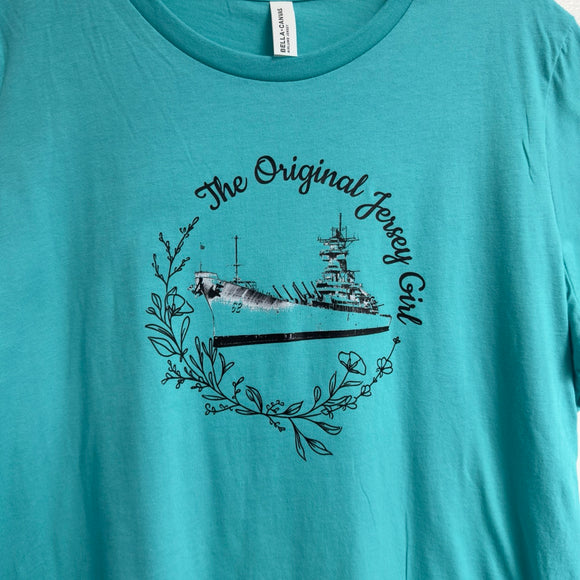 Jersey Girl with our Original Jersey Girl T-Shirt