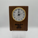 Battleship New Jersey BB-62 Modern Teak Quartz Clock-2