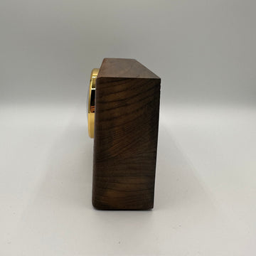 Battleship New Jersey BB-62 Modern Teak Clock (Basic) - 0