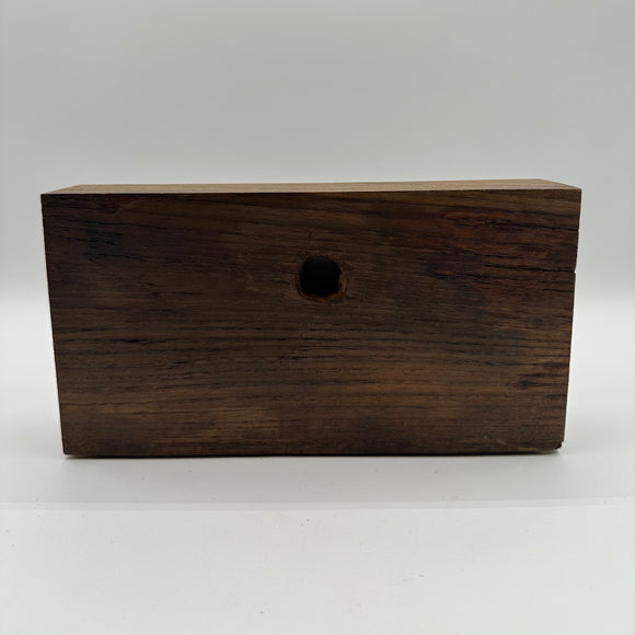 Battleship New Jersey BB-62 Modern Teak Clock (Basic)