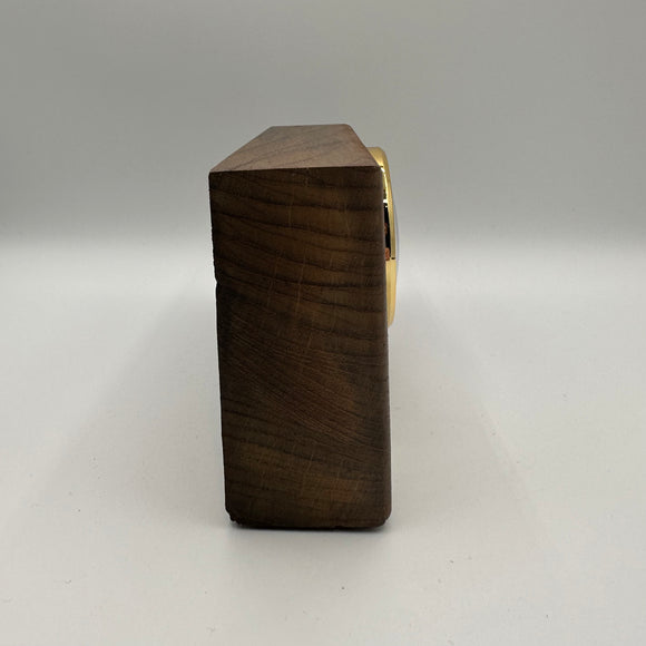 Battleship New Jersey BB-62 Modern Teak Clock (Basic)