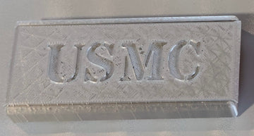 USMC Crayon Box Silver