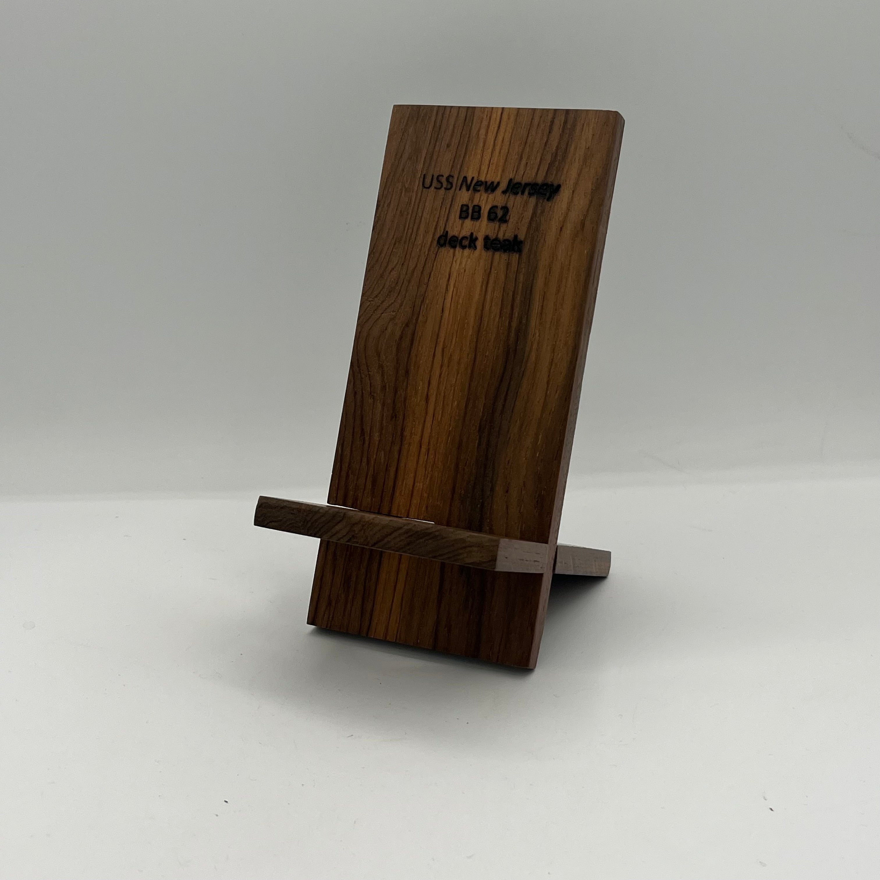 Teak Phone/Tablet Holder