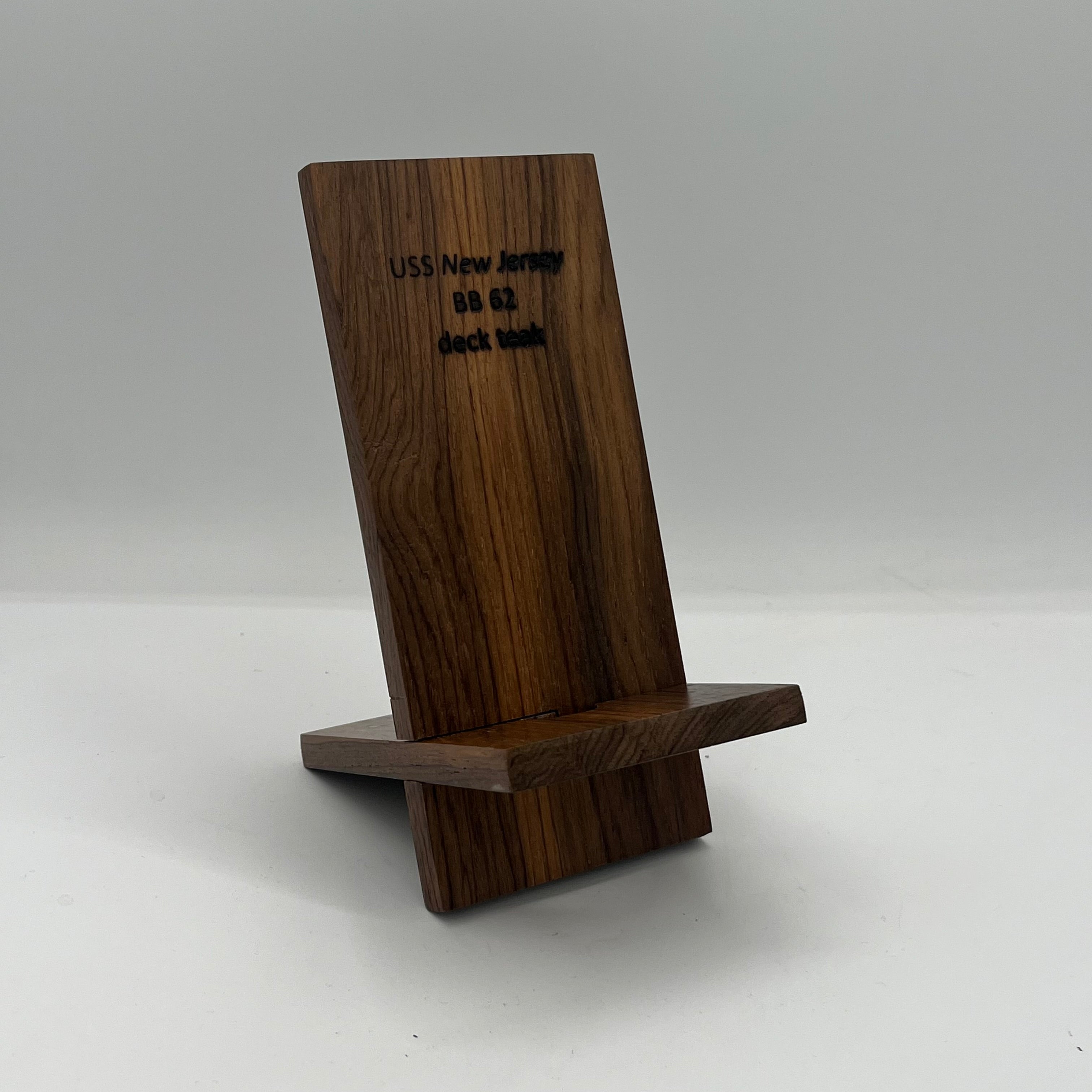 Teak Phone/Tablet Holder