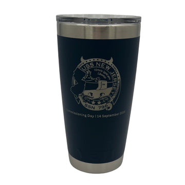 YETI® USS NEW JERSEY (SSN-796) Special Edition Commissioning Day Tumbler Navy Blue