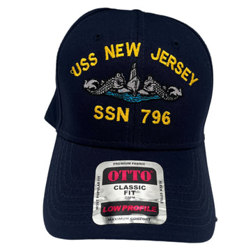 USS NEW JERSEY SSN796 "Dolphin" Hat