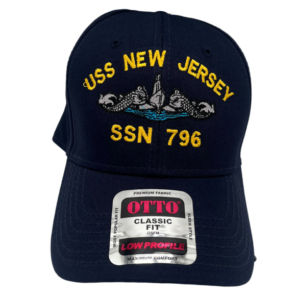 USS NEW JERSEY SSN796 "Dolphin" Hat
